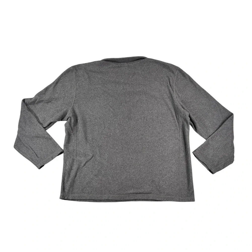 The North Face Mens Gray TKA 100 Fleece 1/4 Zip Pullover Jacket Size Medium